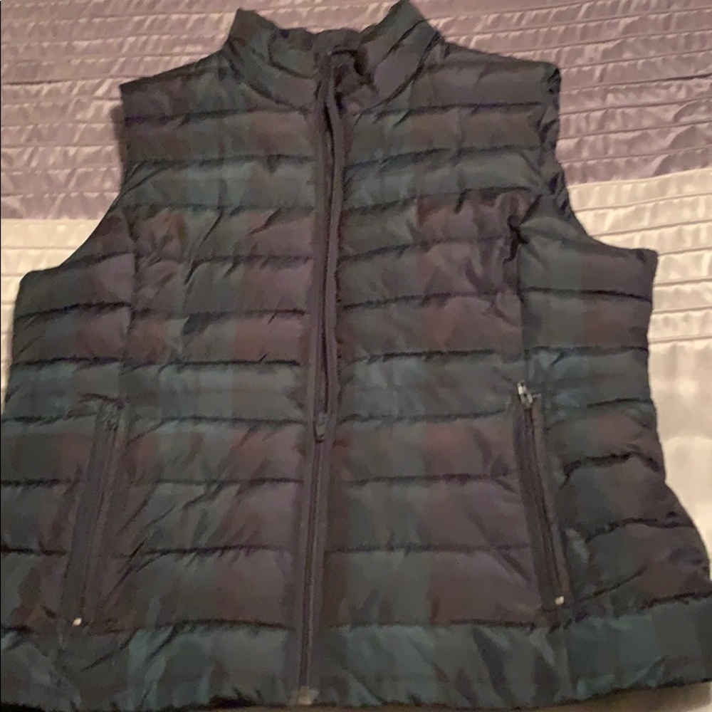 Plaid vest